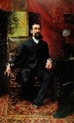 Cristobal Rojas Retrato del Presidente Rojas Paul oil painting artist